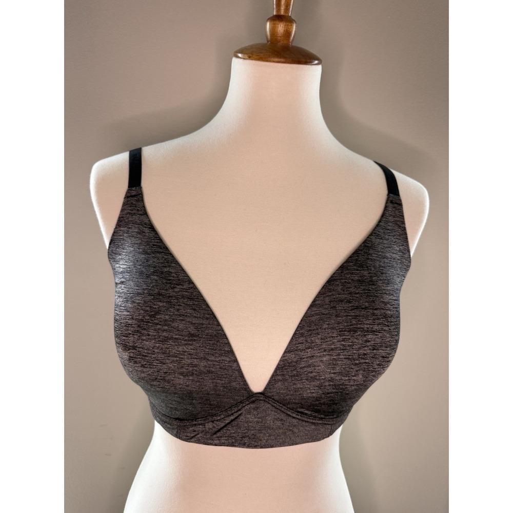 Adore Me Women's Helynn Contour Plunge 36 D Dark Grey New With Tags